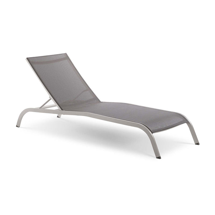Savannah Outdoor Patio Mesh Chaise Lounge Set of 2 - view 8