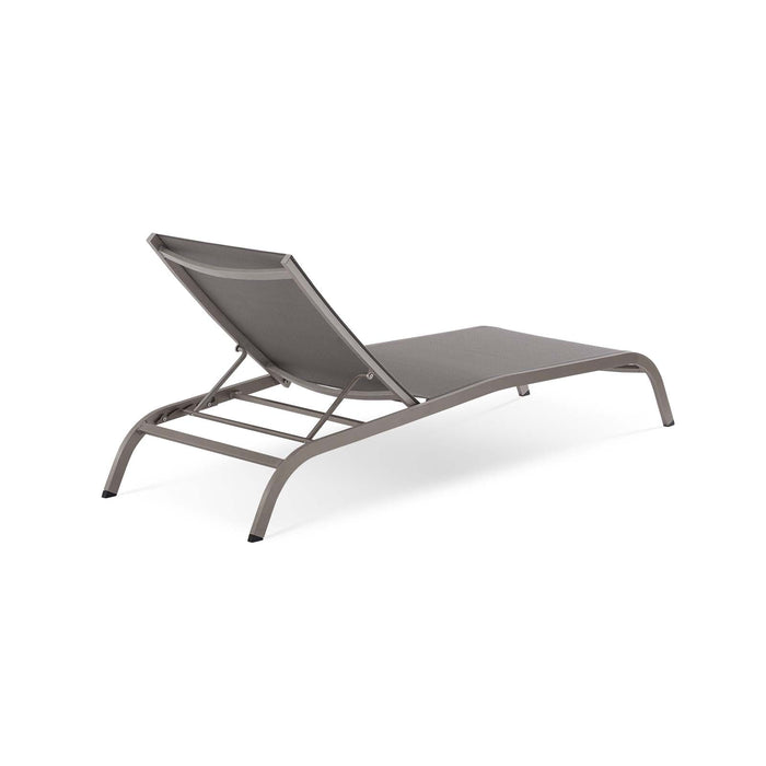 Savannah Outdoor Patio Mesh Chaise Lounge Set of 2 - view 9