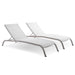 Savannah Outdoor Patio Mesh Chaise Lounge Set of 2 - view 12