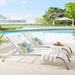 Savannah Outdoor Patio Mesh Chaise Lounge Set of 2 - view 11