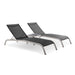 Savannah 3 Piece Outdoor Patio Mesh Set - alternate angle view
