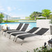 Savannah Outdoor Patio Mesh Chaise Lounge Set of 4 - Modway \outdoor\chaise lounges