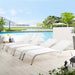 Savannah Outdoor Patio Mesh Chaise Lounge Set of 4 - view 12