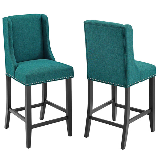 Modway Baron Upholstered Fabric Counter Stool Set of 2 - Product Image 20