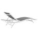 Glimpse Outdoor Patio Mesh Chaise Lounge Set of 2 - in lifestyle setting