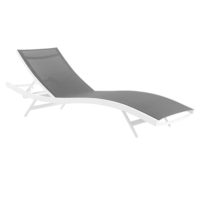 Glimpse Outdoor Patio Mesh Chaise Lounge Set of 4 - detail close-up