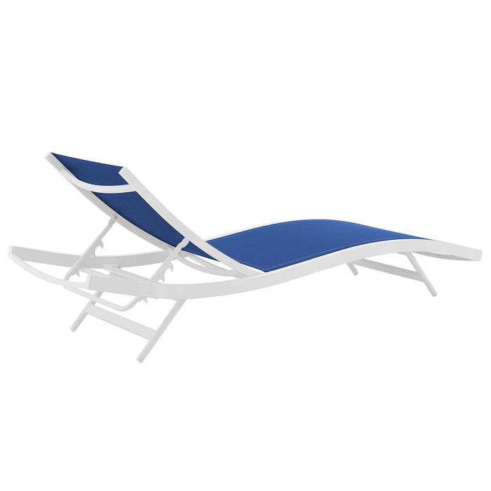 Glimpse Outdoor Patio Mesh Chaise Lounge Set of 4 - view 12