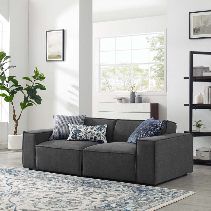 Restore Upholstered 2-Piece Sectional Sofa with Modular Design & Luxe Comfort for Modern Living Rooms