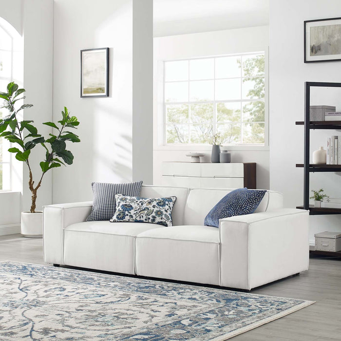 Restore Upholstered 2-Piece Sectional Sofa with Modular Design & Luxe Comfort for Modern Living Rooms