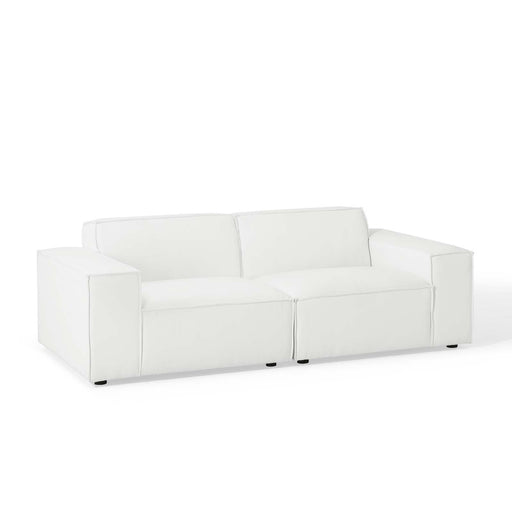 Restore Upholstered 2-Piece Sectional Sofa with Modular Design & Luxe Comfort for Modern Living Rooms - top view