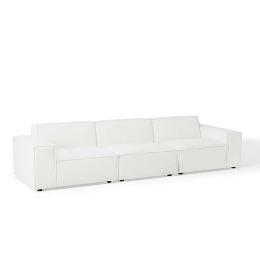Restore 3-Piece Upholstered Sectional Sofa with French Piping & Pocket Coil Seating for Luxe Comfort - view 17