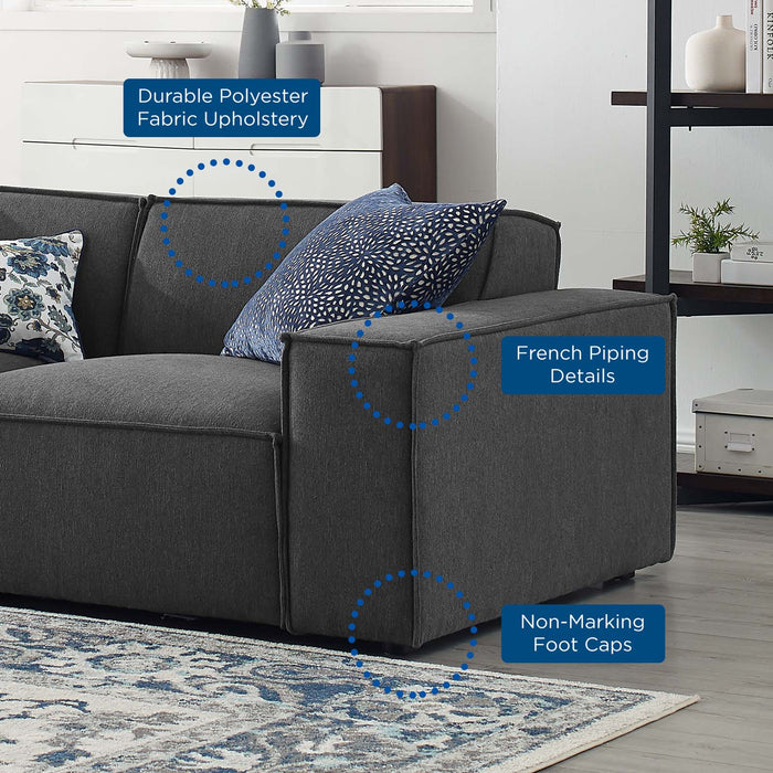 Restore 4-Piece Upholstered Sectional Sofa with Pocket Coil Cushions and Modular Design for Comfort