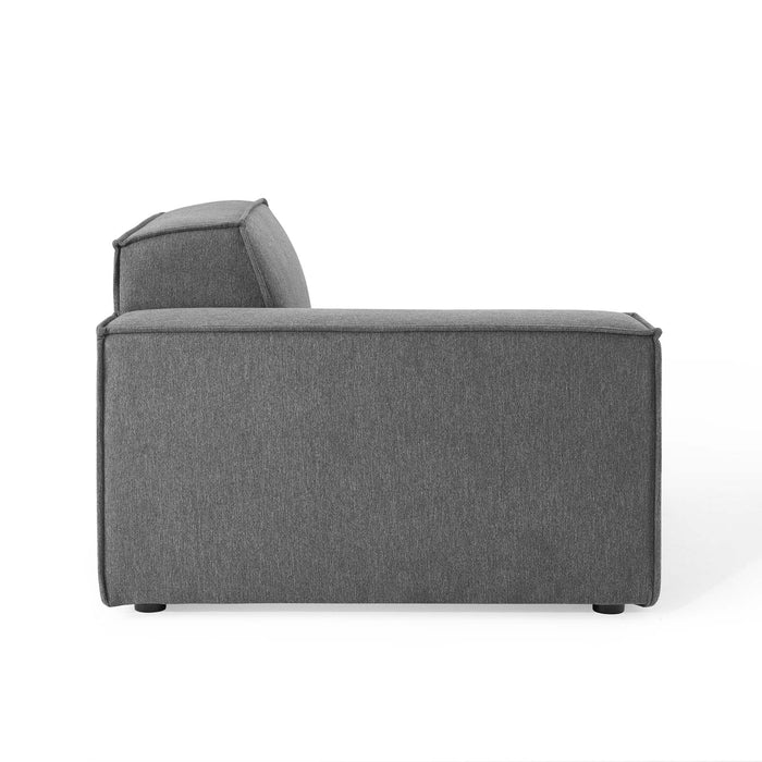 Restore 4-Piece Sectional Sofa - Luxurious Upholstered Design with Modular Connectors and Piping