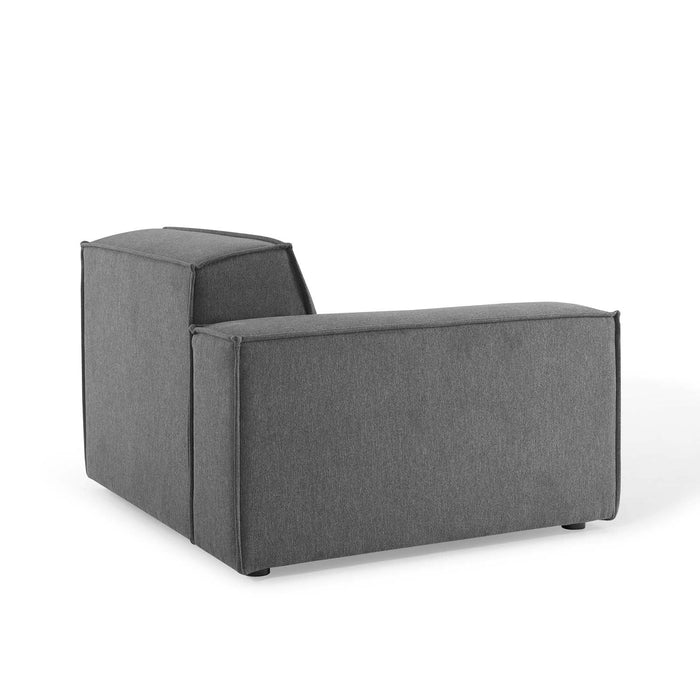 Restore 4-Piece Sectional Sofa - Luxurious Upholstered Design with Modular Connectors and Piping