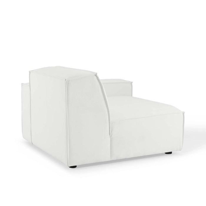 Restore 4-Piece Sectional Sofa - Luxurious Upholstered Design with Modular Connectors and Piping