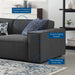 Restore 6-Piece Sectional Sofa by Modway - side view