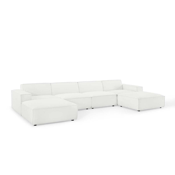 Restore 6-Piece Sectional Sofa by Modway - installation view