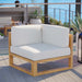 Upland Outdoor Patio Teak Wood Corner Chair - Modway \outdoor\sofas & sectionals