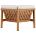 Bayport Outdoor Patio Teak Wood Corner Chair - view 6