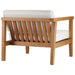 Bayport Outdoor Patio Teak Wood Left-Arm Chair - view 5