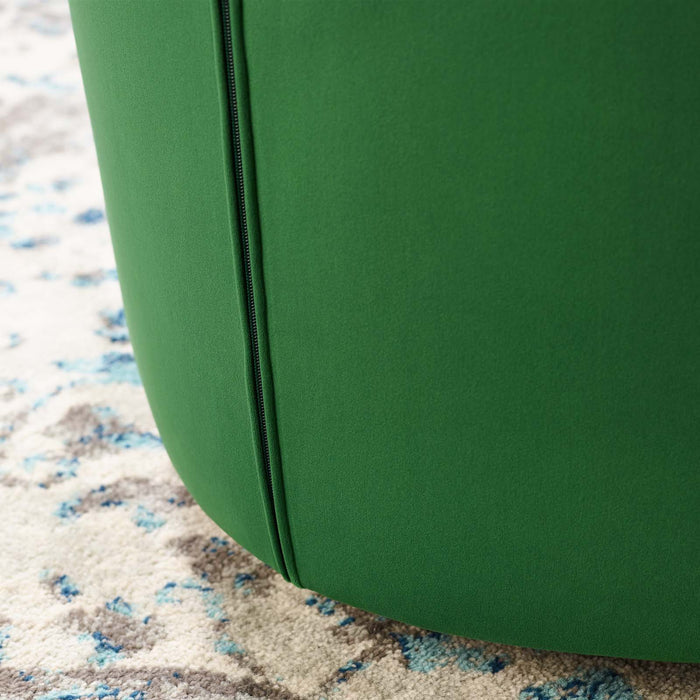 Prospect Tufted Velvet Swivel Armchair - Modern Comfort with Stain-Resistant Upholstery & Style