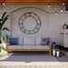 Marina Outdoor Patio Teak Sofa Natural Gray
