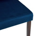 Prosper 7 Piece Upholstered Velvet Dining Set Cappuccino Navy
