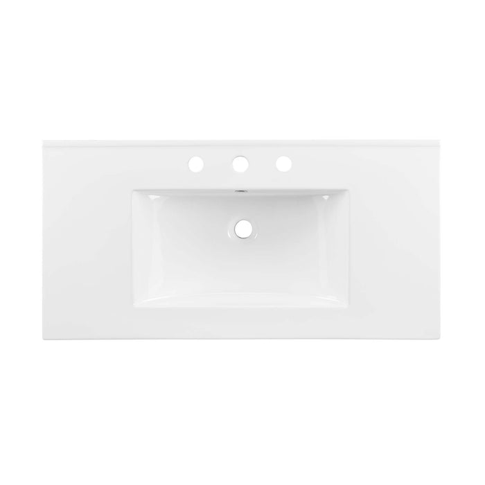 Cayman Bathroom Sink White / 36"