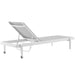 Charleston Outdoor Patio Aluminum Chaise Lounge Chair Set of 4 - in lifestyle setting