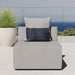 Saybrook Outdoor Patio Upholstered Sectional Sofa Armless Chair - Modway \outdoor\sofas & sectionals