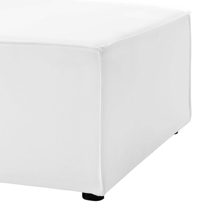 Saybrook Outdoor Patio Upholstered Sectional Sofa Armless Chair - view 21