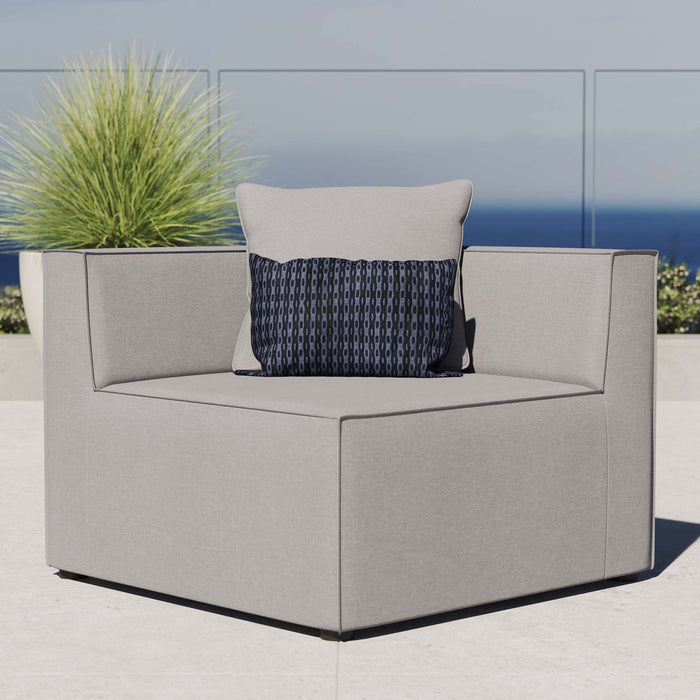 Saybrook Outdoor Patio Upholstered Sectional Sofa Corner Chair - Modway \outdoor\sofas & sectionals