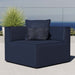 Saybrook Outdoor Patio Upholstered Sectional Sofa Corner Chair - view 8