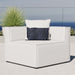 Saybrook Outdoor Patio Upholstered Sectional Sofa Corner Chair - view 15