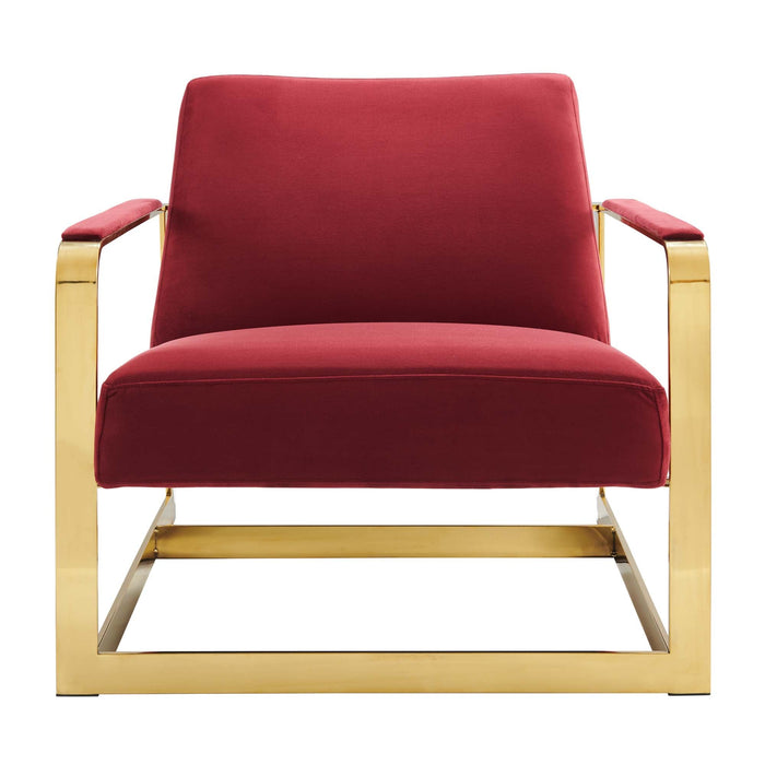 Modway Seg Performance Velvet Accent Chair Living Room Furniture - Dimensions