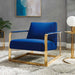Modway Seg Performance Velvet Accent Chair Living Room Furniture - Installation View