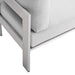 Shore Sunbrella® Fabric Aluminum Outdoor Patio Armless Chair - view 7