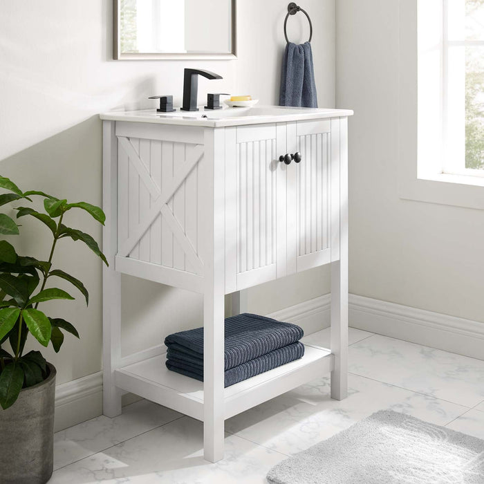 Steam Bathroom Vanity Basin Included