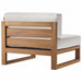 Upland Outdoor Patio Teak Wood 4-Piece Sectional Sofa Set by Modway - accessory view