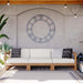 Upland Outdoor Patio Teak Wood 3-Piece Sectional Sofa Set - Modway \outdoor\sofas & sectionals