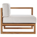 Upland Outdoor Patio Teak Wood 2-Piece Sectional Sofa Loveseat - view 5