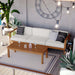 Upland Outdoor Patio Teak Wood 4-Piece Furniture Set - Modway \outdoor\sofas & sectionals
