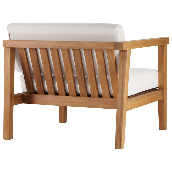 Bayport Outdoor Patio Teak Wood 2-Seater Loveseat - view 10