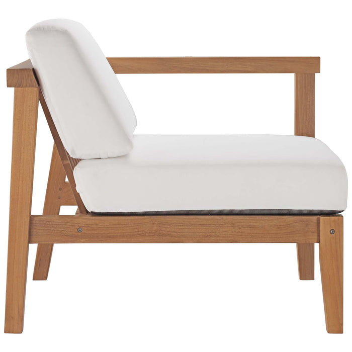 Bayport Outdoor Patio Teak Wood 2-Seater Loveseat - view 9