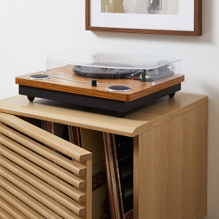 Modway Render Vinyl Record Display Stand Living Room Furniture - Installation View