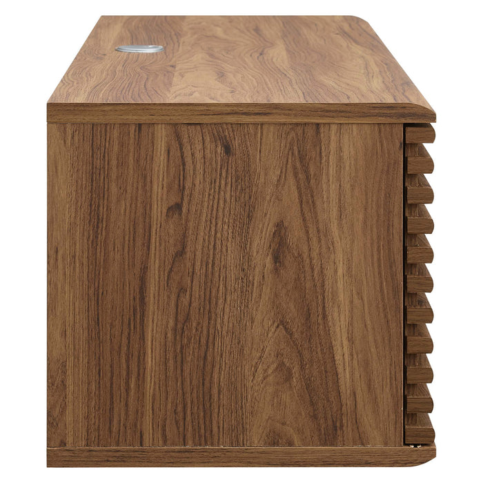 Modway Render 46" Wall-Mount Media Console TV Stand Living Room Furniture - Close-Up