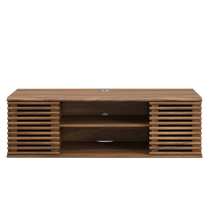 Modway Render 46" Wall-Mount Media Console TV Stand Living Room Furniture - Lifestyle View