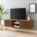 Modway Render 60" Wall-Mount Media Console TV Stand Living Room Furniture in Brown - Detail View