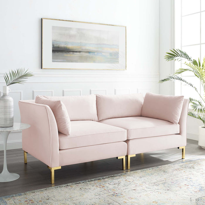 Ardent Performance Velvet Loveseat - view 15