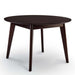 Prosper 5 Piece Upholstered Velvet Dining Set Cappuccino Navy